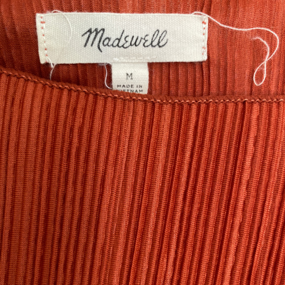 Madewell orange shirt - Picture 3 of 3